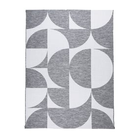 Tapis d'extérieur - Summer Shapes Gris - sfeer