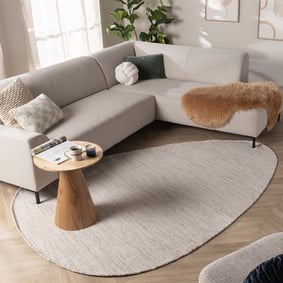 Tapis de forme irrégulière - Bliss Beige/Chiné - sfeer