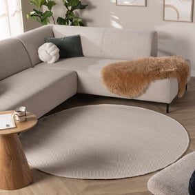 Tapis en laine rond - Bliss Crème - sfeer