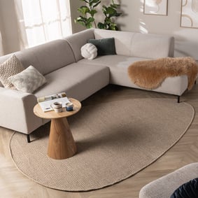 Tapis de forme irrégulière - Bliss Beige/Marron - sfeer