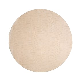Tapis scandinave rond - Charm Waves Beige - sfeer