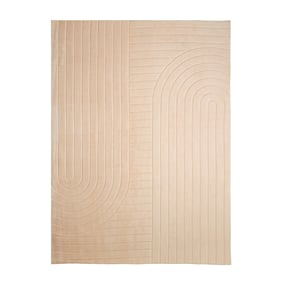 Tapis scandinave - Charm Arches Beige - sfeer