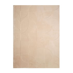 Tapis scandinave - Charm Circles Beige - sfeer