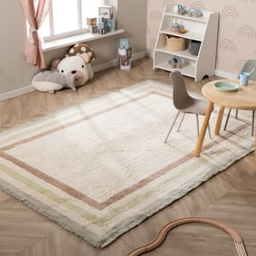 Tapis lavable pour enfant - Milo Vert