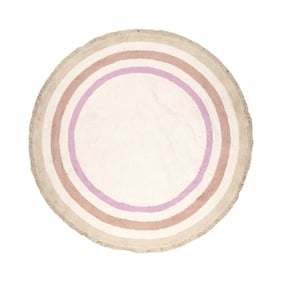 Tapis rond lavable pour enfant - Milo Rose - sfeer
