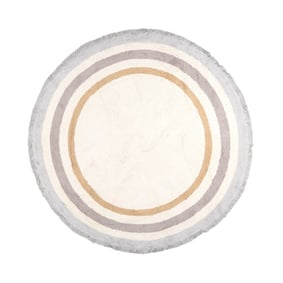 Tapis rond lavable pour enfant - Milo Gris - sfeer