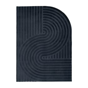 Tapis de forme irrégulière - Wavy Anthracite - sfeer