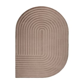Tapis de forme irrégulière - Arch Taupe - sfeer