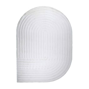 Tapis de forme irrégulière - Arch Crème - sfeer