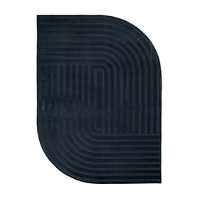 Tapis de forme irrégulière - Lines Anthracite - sfeer