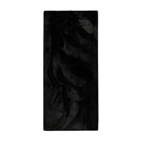 Tapis de couloir doux à poils courts - Cozy Noir - product