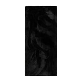 Tapis de couloir doux à poils courts - Cozy Noir - sfeer