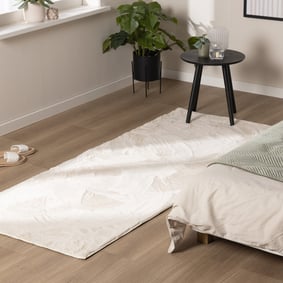 Tapis de couloir doux à poils courts - Cozy Crème