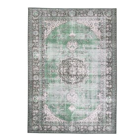 Tapis vintage - Estate Medallion Vert Foncé - sfeer