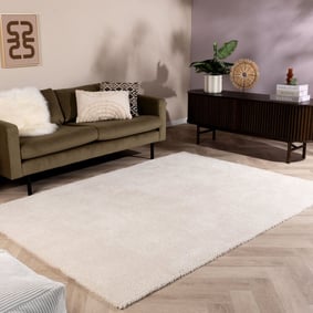Tapis bio doux - Teddy Crème