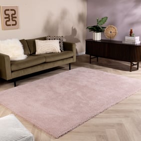 Tapis doux à forme organique – Teddy Rose