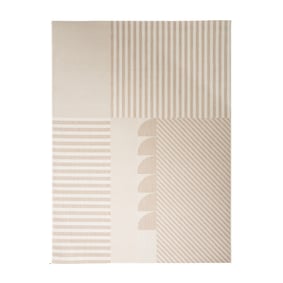 Tapis d'extérieur - Capri Lines Beige/Crème - sfeer