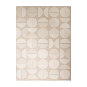 Tapis d'extérieur - Capri Circles Beige/Crème - sfeer
