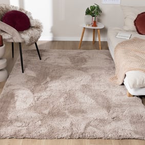 Tapis lavable à poils longs - Ziggy Beige