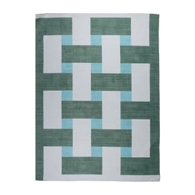 Tapis d'intérieur et d'extérieur rétro - Pop Lines Vert - sfeer
