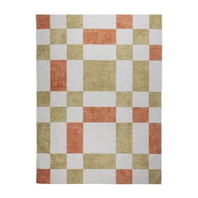 Tapis d'intérieur et d'extérieur rétro - Pop Cubes terra - sfeer