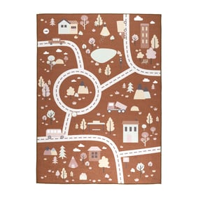 Tapis voiture enfant - Rocky Ride Terracotta - sfeer