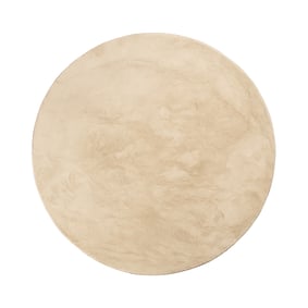 Tapis rond à poils courts – Cozy Beige - sfeer
