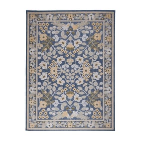 Tapis d'intérieur et d'extérieur - Bloom Oriental Bleu - sfeer