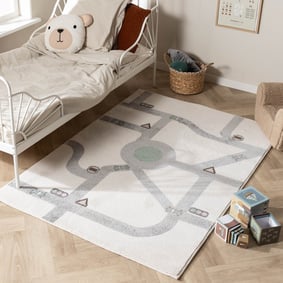 Tapis chambre d'enfant - Bowie Highway Crème