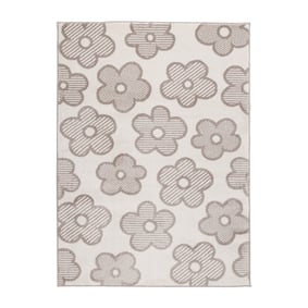 Tapis chambre d'enfant- Bowie Flower Crème - sfeer