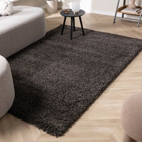 Tapis de luxe à poils longs - Yves Anthracite