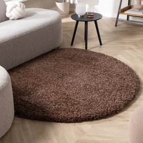 Tapis rond à poils longs - Yves Marron
