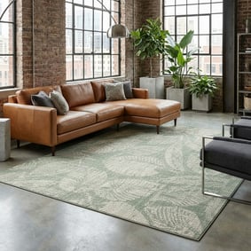 Tapis vintage - Wonder Leaves Vert