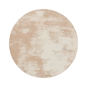 Tapis rond abstrait - Candice Taupe - sfeer