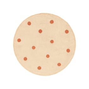 Tapis rond pour chambre d’enfant – Lou Dots Terracotta - sfeer