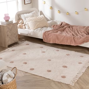 Tapis pour chambre d’enfant – Lou Dots Taupe