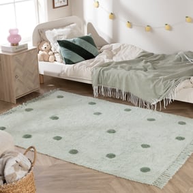 Tapis pour chambre d’enfant – Lou Dots Vert