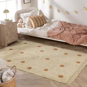 Tapis pour chambre d’enfant – Lou Dots Jaune