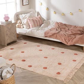 Tapis pour chambre d’enfant – Lou Dots Terracotta