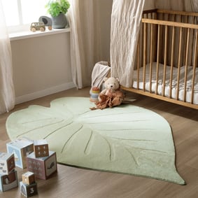 Tapis lavable pour enfant - Coco Leaf Vert
