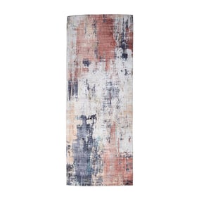 Tapis de couloir lavable - Domingo Grunge terra/Crème - product
