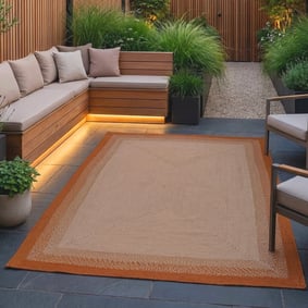 Tapis d'intérieur et d'extérieur - Florence terra