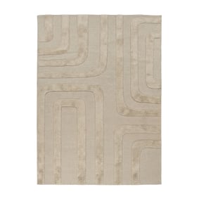 Tapis en laine – Judith Lines Greige - sfeer