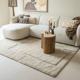 Tapis en laine – Judith Pebble Greige