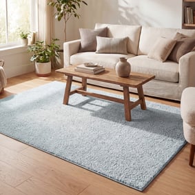 Tapis à poils longs - Lofty Bleu Clair