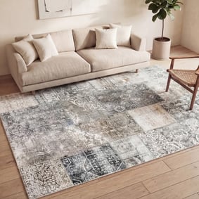 Tapis patchwork - Lago Gris