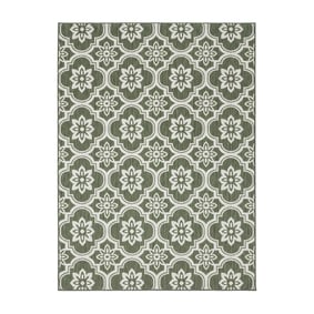Tapis d’extérieur – Rio Flower Vert - product