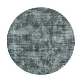 Tapis rond en viscose - Pearl Bleu/Vert - product