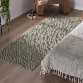 Tapis de couloir – Hidde 3D Diamond Vert