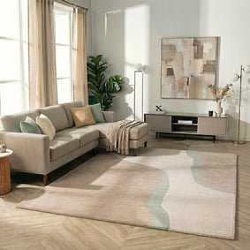 Tapis en laine – Vienna Vert Menthe